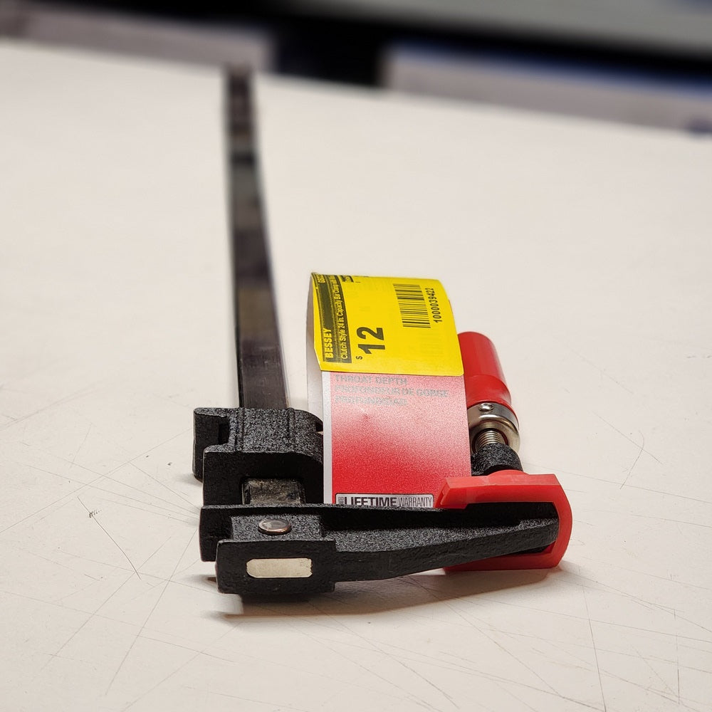 Clutch Style 24 in. Capacity Bar Clamp with Wood Handle and 2-1/2 in. Throat Depth (GSCC2.524) Clutch Style 24 in. Capacity Bar Clamp with Wood Handle and 2-1/2 in. Throat Depth (GSCC2.524)